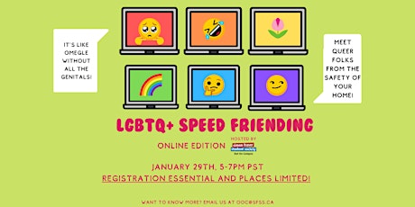 LGBTQ+ Virtual Speed Friending primary image