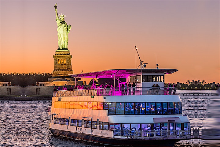 NYC BOAT PARTY CRUISE NEW YORK CITY VIEWS OF STATUE OF LIBERTY image