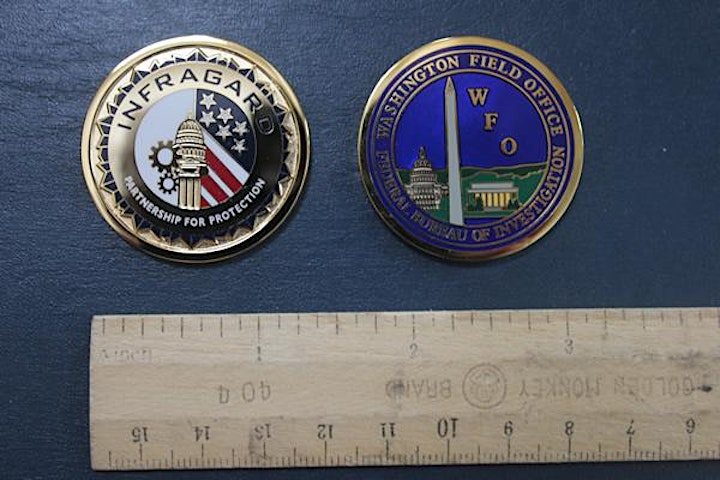InfraGardNCR Challenge Coins - 2021 image