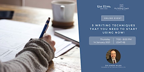 Online: Five Writing Techniques that You Need to Start Using Right Now! primary image