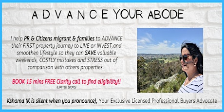 Image principale de Buyers Advocate Info Session for First Home Buyers & First time Investors