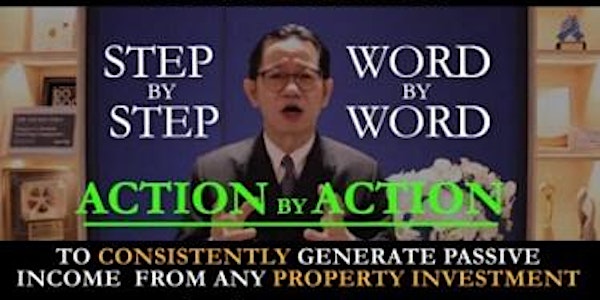 FREE Seminar: Property Investing for Passive Income  by Dr. Patrick Liew