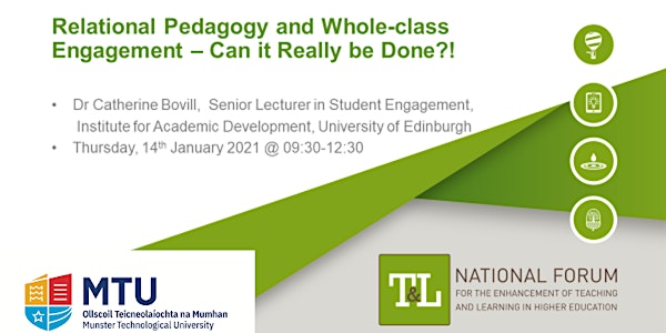 Relational Pedagogy and Whole-class Engagement – Can it Really be Done?!