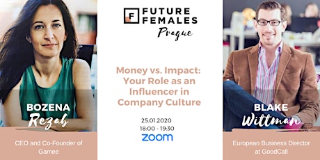 Money vs. Impact: Your Role as an Influencer in Company Culture | FF Prague primary image
