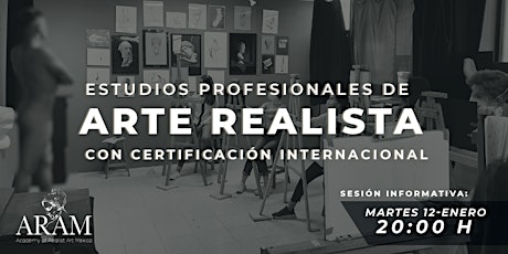 Imagen principal de Estudios profesionales de arte realista- Sesión Informativa ARAM
