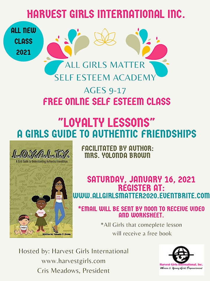All Girls Matter Self Esteem Academy image
