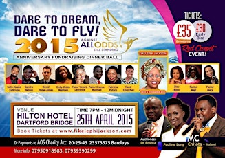 Imagen principal de Dare to Dream! Dare to Fly! Against All Odds - Anniversary Fundraising Dinner Ball 2015