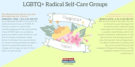 LGBTQ+ Radical Self Care Groups - Spring 2021 primary image