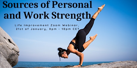 Hauptbild für Sources of Personal and Work Strength - Online Personal Growth Event