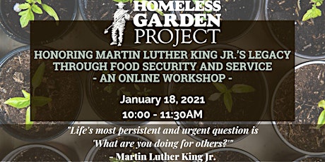 Martin Luther King Jr. Virtual Day of Service at HGP