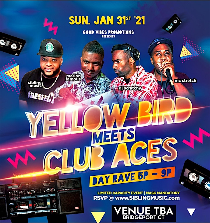 Yellow Bird meets Club Aces Day Rave image