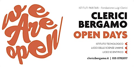 Immagine principale di CLERICI BERGAMO OPEN DAYS! | Istituti Paritari - Fondazione Luigi Clerici 