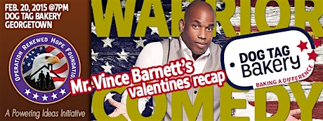 A VALENTINES RECAP COMEDY EVENT by Mr. Vince Barnett primary image