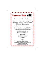 Peppermint Ridge's Peppermint Possibilities Dinner & Auction primary image