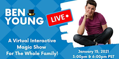 Ben Young Live! Virtual Magic Show for the Whole Family primary image