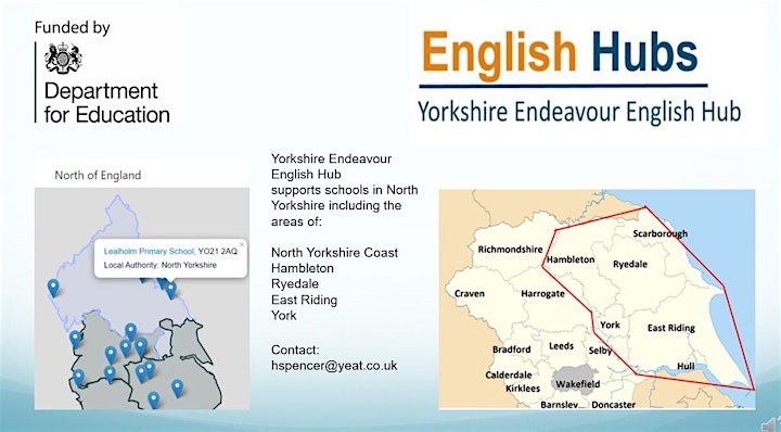 Yorkshire Endeavour English Hub - Early Language Conference - FREE EVENT image