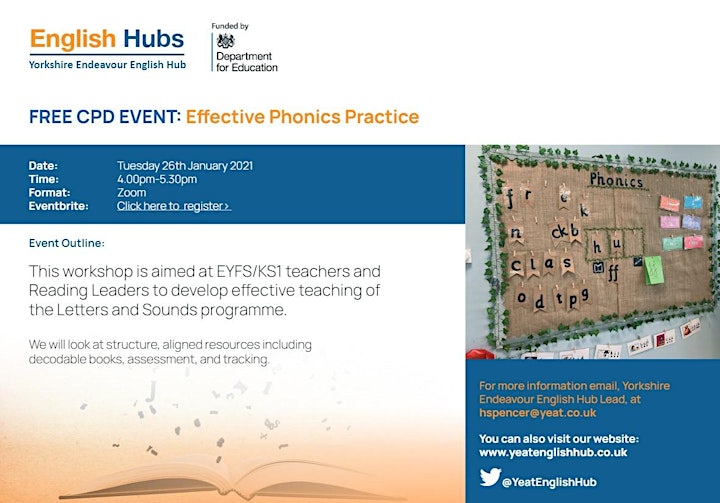 Yorkshire Endeavour English Hub - Effective Phonics Practice image