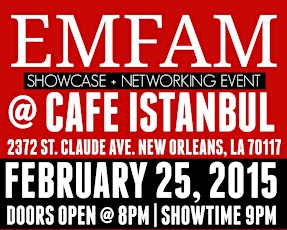 EMFAM Showcase + Networking Event Feb. 2015 primary image