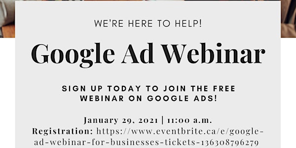 Google Ad Webinar for Businesses
