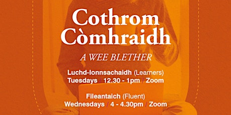 Cothrom Còmhraidh (Luchd-Ionnsachaidh / Learners) primary image