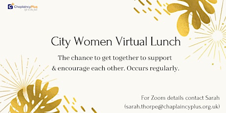 City Women Virtual Lunch primary image