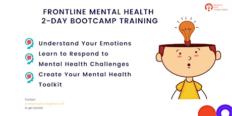 Frontline Mental Health Bootcamp Training primary image