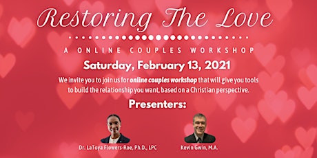 Restoring The Love: Creating Relationships That Heal primary image