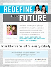 New Time: 6:30pm; Redefine Your Future: A Rodan + Fields Business Presentation primary image