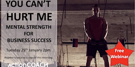 YOU CAN’T  HURT ME Mental Strength for Business Success primary image