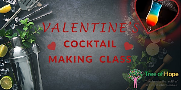 Valentines Fundraising Event - Cocktail Making Masterclass