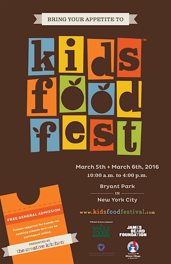 Kids Food Festival - NYC Spring 2016