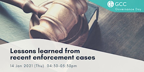 Lessons learned from the enforcement cases primary image