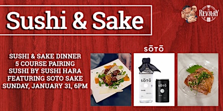Sushi & Sake Dinner Pairing with Sushi Hara primary image