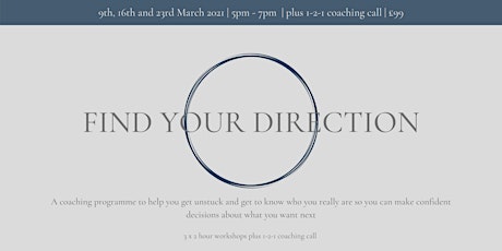 Find your Direction Coaching Programme