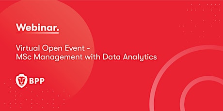 Virtual Open Event – MSc Management with Data Analytics primary image