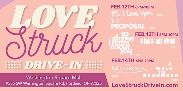 Love Struck! Drive-In Valentines Movie Experience