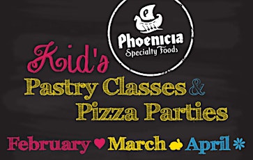 Kid’s Pastry Class and Pizza Party primary image