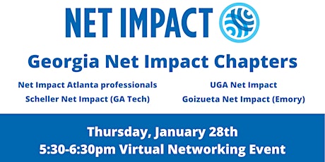 Georgia Net Impact Chapters Networking Event primary image