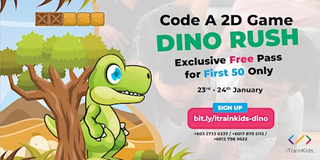 Dino Rush: Code A 2D Game primary image