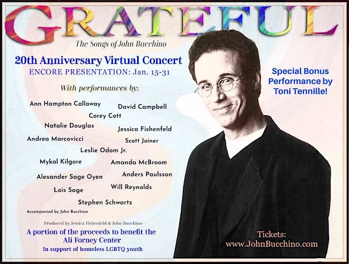 Grateful, The Songs of John Bucchino - 20th Anniversary Virtual Concert image