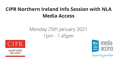 CIPR Northern Ireland Info Session with NLA Media Access primary image
