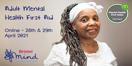 Adult  Mental Health First Aid - Online - 28 & 29 April 2021 primary image