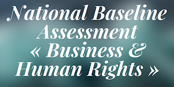 Stakeholder consultation NBA Business & Human Rights