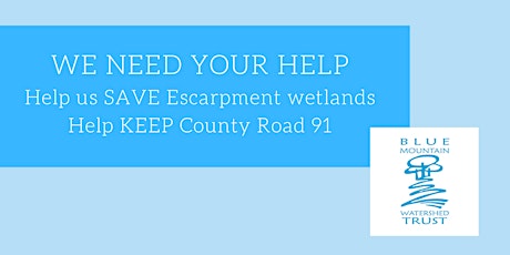 Info Session: Help us SAVE Escarpment wetlands