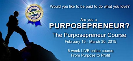 The Purposepreneur Course - ONLINE primary image