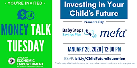 Imagen principal de Investing in Your Child's Future | Money Talk Tuesday