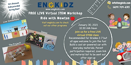 FREE LIVE Virtual STEM Workshop primary image