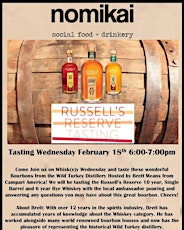 Primaire afbeelding van Russell's Reserve Whiskey Tasting at nomikai