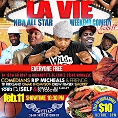 Wed! All Stars Weekend Comedy Kickoff at Purlieu(Astoria, NY) | Lobster or Steak Dinner for $10 Dollars | Music by Pwr 105.1 Dj Self | Limited Tables primary image