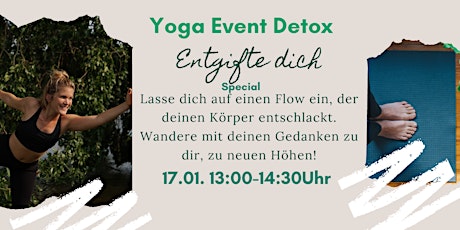 Hauptbild für *Detox Special* Yoga Event live online aus Hamburg